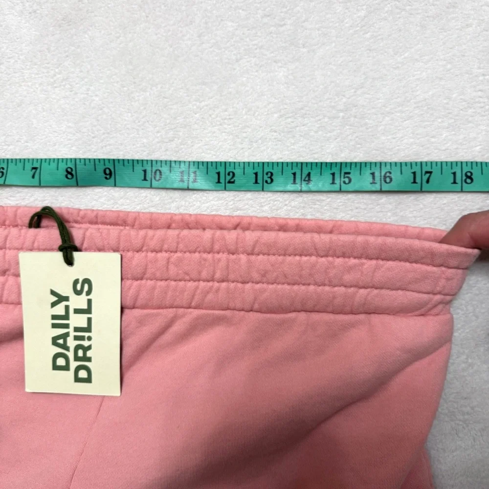 Daily Drills sz M / L Shorts Sweatshorts Terry High Waist - Picture 8 of 8